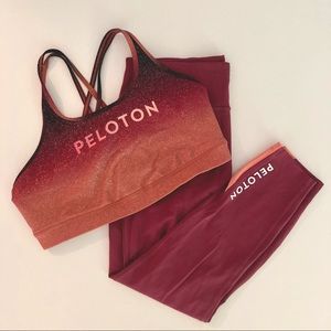 Peloton Legging + Bra set - Sunrise Bra + Rib Insert Legging